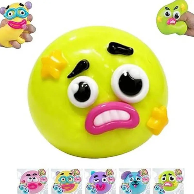 Dog Face Swap Sensory Fidget Toy - Soft, Moldable, and Slow-Rising Stress Relief with Interchangeable Faces for Tactile Play