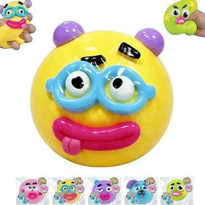 Dog Face Swap Sensory Fidget Toy - Soft, Moldable, and Slow-Rising Stress Relief with Interchangeable Faces for Tactile Play
