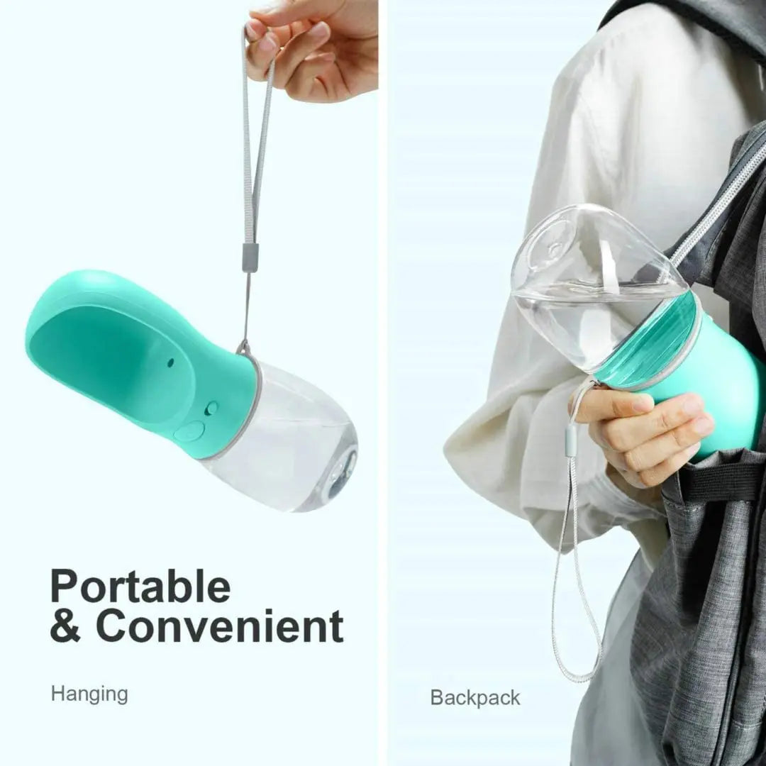 Pet Dog Water Bottle Portable Drinking Feeder for Dogs Cat Outdoor Travel.