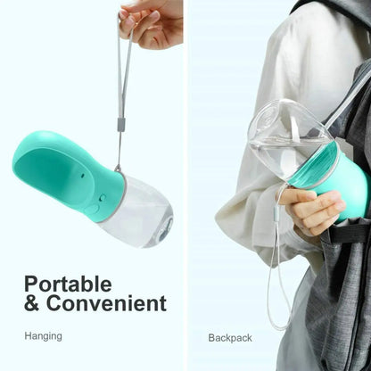 Pet Dog Water Bottle Portable Drinking Feeder for Dogs Cat Outdoor Travel.