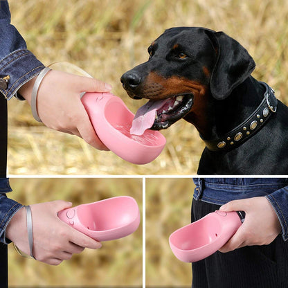 Pet Dog Water Bottle Portable Drinking Feeder for Dogs Cat Outdoor Travel.