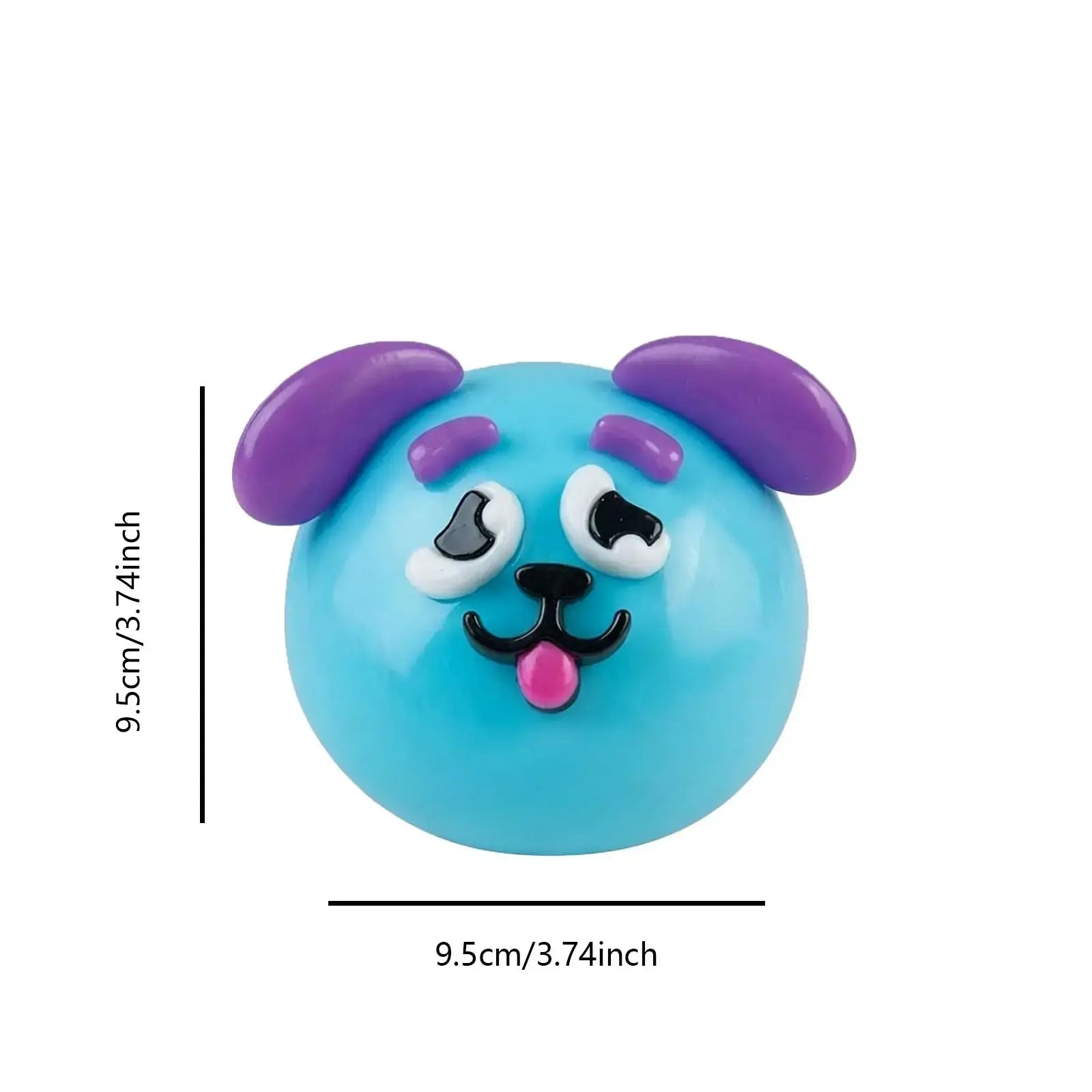 Dog Face Swap Sensory Fidget Toy - Soft, Moldable, and Slow-Rising Stress Relief with Interchangeable Faces for Tactile Play