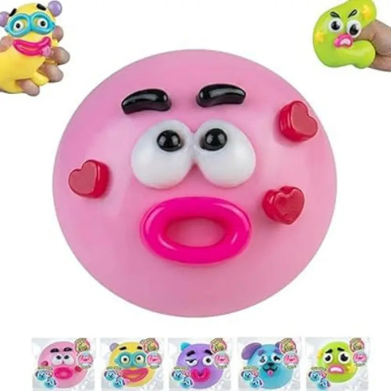 Dog Face Swap Sensory Fidget Toy - Soft, Moldable, and Slow-Rising Stress Relief with Interchangeable Faces for Tactile Play